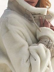 Veste Cardigan Zippée en Peluche pour Femmes – Élégance et Chaleur pour l’Automne