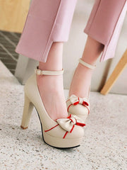 Talons Hauts à Boucle Élégante et Confortable pour Femme