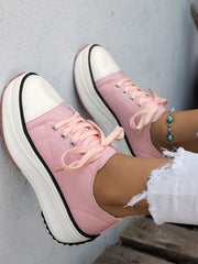 Chaussures Basses à Lacets Casual pour Femme