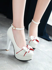 Talons Hauts à Boucle Élégante et Confortable pour Femme