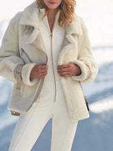 Veste Cardigan Zippée en Peluche pour Femmes – Élégance et Chaleur pour l’Automne