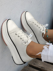 Chaussures Basses à Lacets Casual pour Femme