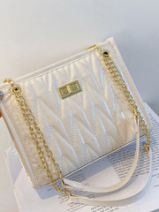 Sac à bandoulière carré en losange pour femme