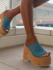 Mules Talons Hauts Élégantes et Confortables Femme