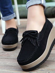 Chaussures à Plateforme Élégance Printanière pour Femmes