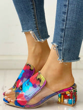 Sandales à Talon Épais et Strass Glamour Chic