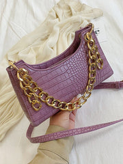 Sac Bandoulière à Chaîne Épaisse pour Femme