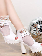 Escarpins à Plateforme Élégants – Hauteur, Confort et Stabilité