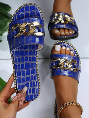 ChicChain Sandales en Corde de Chanvre – Boucle Dorée Grande Taille