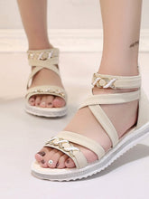 Sandales à Tête Ronde Confortables pour Femme