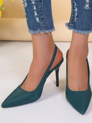 Chaussures à Talons Élégantes à Bout Fermé avec Bride