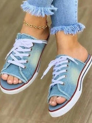 Sandales Denim Femme,  Tendance et Confort