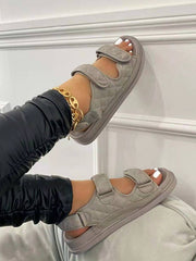 Sandales Velcro Confort Femme – Élégance et Praticité pour l’Été