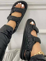 Sandales Velcro Confort Femme – Élégance et Praticité pour l’Été