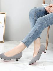 Escarpins D'Été à Talon Bas 3cm – Élégance et Confort
