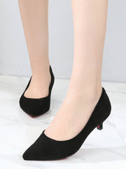 Escarpins D'Été à Talon Bas 3cm – Élégance et Confort
