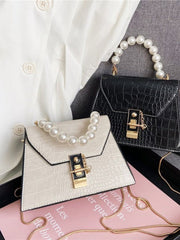 Sac à Main Perlé Élégant à Épaule Unique Femme