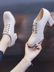 Chaussures Femmes à Talon Moyen pour le Printemps et L'Automne