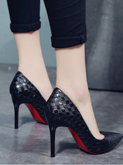 Escarpins à Talons Aiguilles Semelle Blanc pour Femmes