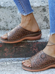 Sandales Orthopédiques Compensées pour Femme