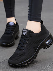 Baskets Basses Respirantes à Lacets pour Femme