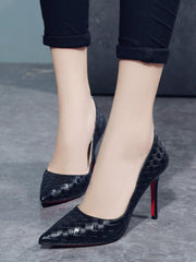 Escarpins à Talons Aiguilles Semelle Blanc pour Femmes