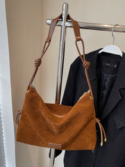 Sac en Cuir Rétro Maillard pour Femme - Élégance Vintage et Praticité