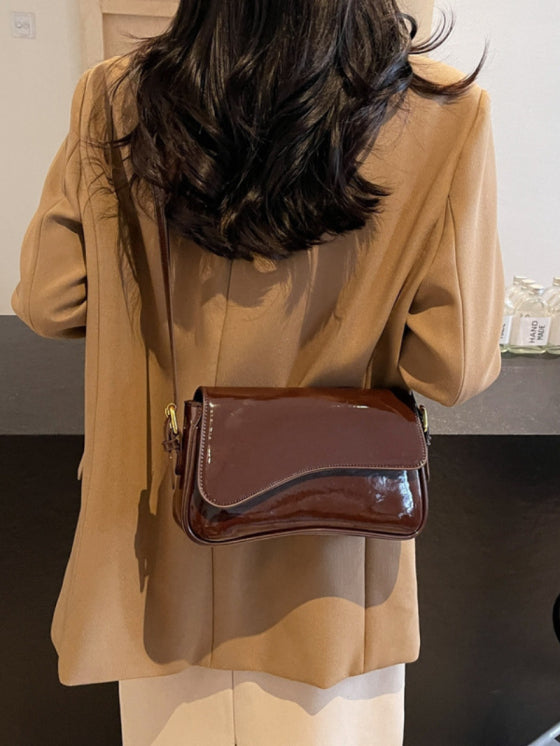Sac à Épaule Shiny et Minimaliste pour Femme