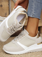 Baskets Casual Taille Plus à Lacets pour Femmes