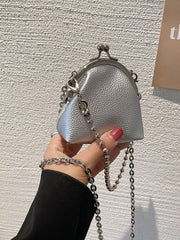 Sac Mini Clip Métallique Élégant pour Femme