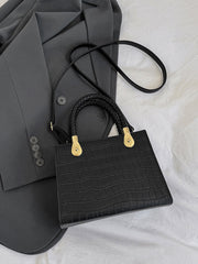 Sac Carré Petit et Élégant en Couleur Unie – Chic et Pratique