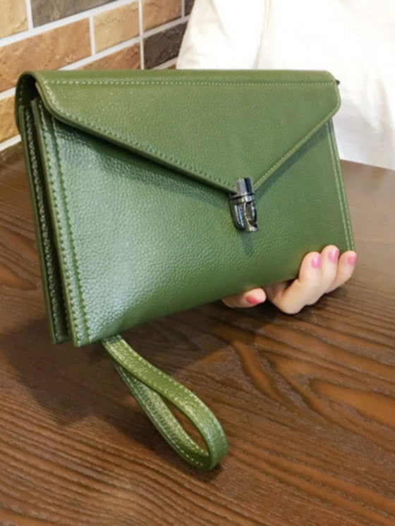 Sac à Main Messenger en Cuir de Vachette pour Femmes