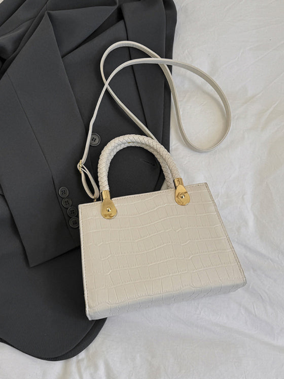 Sac Carré Petit et Élégant en Couleur Unie – Chic et Pratique