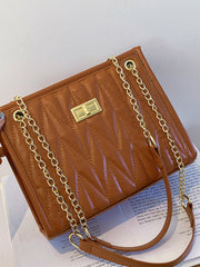 Sac à bandoulière carré en losange pour femme