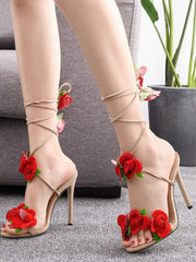 Escarpins et Élégants à Bretelles pour Taille Plus