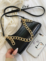Sac Bandoulière à Chaîne Épaisse pour Femme