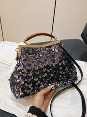 Sac à Main Coquillage en Sequins – Élégance et Brillance Instantanée