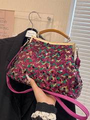 Sac à Main Coquillage en Sequins – Élégance et Brillance Instantanée