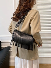 Sac Bandoulière à Franges Grande Capacité – Élégance et Praticité