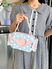 Sac Doux Fille en Forme de Bonbon – Accessoire Ludique et Stylé