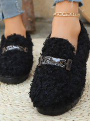 Chaussures Léopard Plus Taille, Doublées Fleece et Antidérapantes